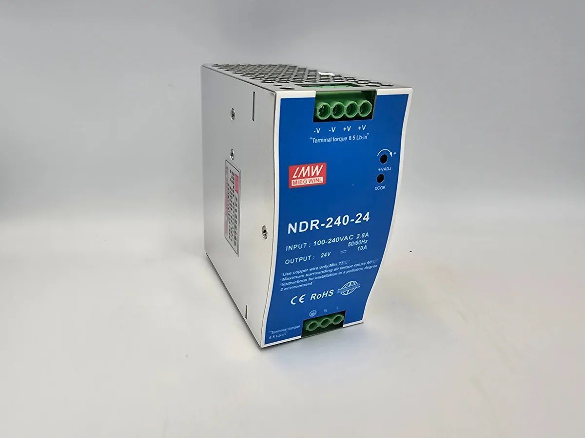 Fuente De Poder 24v 10 Amp Industrial Montaje Riel Din